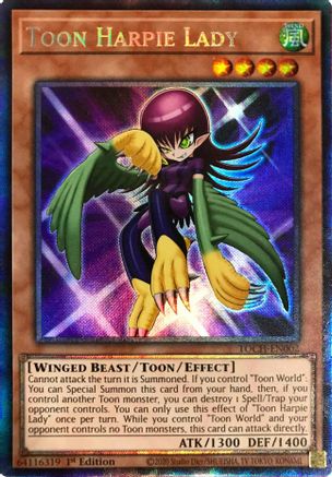 Toon Harpie Lady (CR) (TOCH-EN002) - Toon Chaos Unlimited - Premium Yugioh Single from Konami - Just $20.56! Shop now at Game Crave Tournament Store