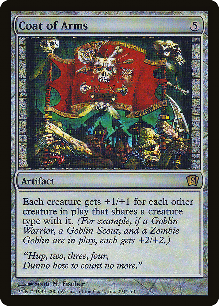Coat of Arms (9ED-291★) - Ninth Edition Foil - Premium MTG Single from Wizards of the Coast - Just $29.35! Shop now at Game Crave Tournament Store