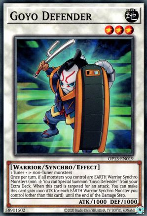 Goyo Defender (OP13-EN019) - OTS Tournament Pack 13 Unlimited - Premium Yugioh Single from Konami - Just $0.08! Shop now at Game Crave Tournament Store