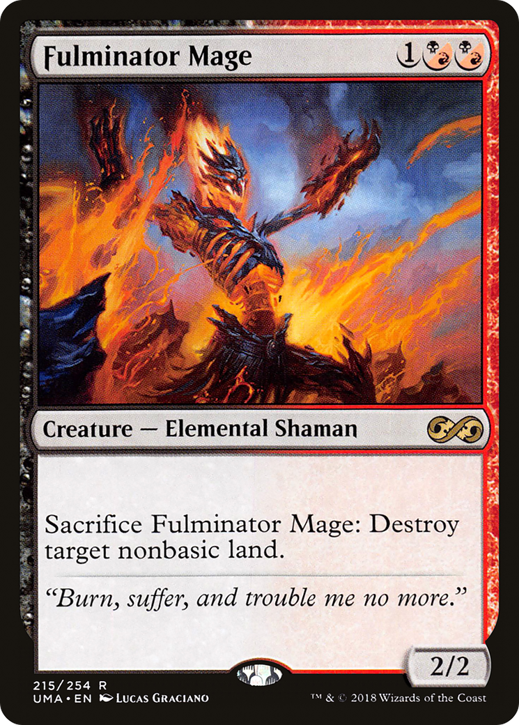 Fulminator Mage (UMA-215) - Ultimate Masters Foil - Premium MTG Single from Wizards of the Coast - Just $0.55! Shop now at Game Crave Tournament Store