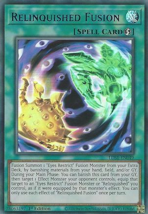 Relinquished Fusion (Blue) (LDS1-EN049) - Legendary Duelists: Season 1 1st Edition - Premium Yugioh Single from Konami - Just $1.96! Shop now at Game Crave Tournament Store