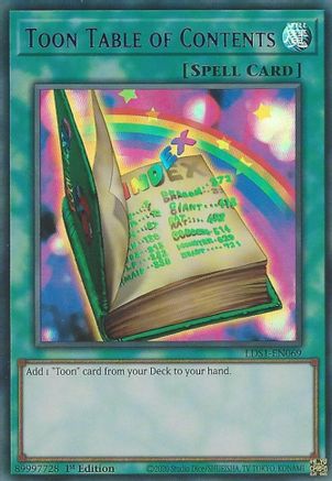 Toon Table of Contents (Purple) (LDS1-EN069) - Legendary Duelists: Season 1 1st Edition - Premium Yugioh Single from Konami - Just $2.16! Shop now at Game Crave Tournament Store