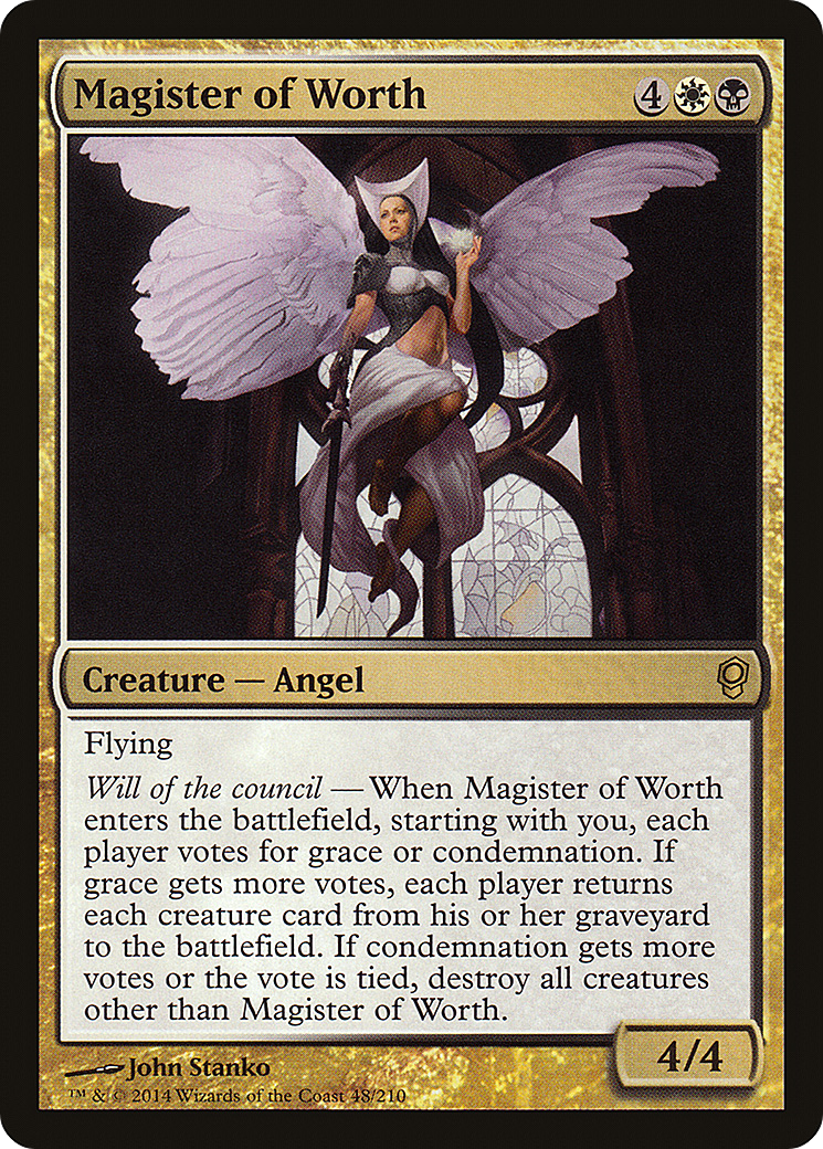 Magister of Worth (CNS-048) - Conspiracy Foil - Premium MTG Single from Wizards of the Coast - Just $0.11! Shop now at Game Crave Tournament Store