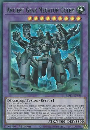 Ancient Gear Megaton Golem (Green) (LDS1-EN088) - Legendary Duelists: Season 1 1st Edition - Premium Yugioh Single from Konami - Just $2.43! Shop now at Game Crave Tournament Store
