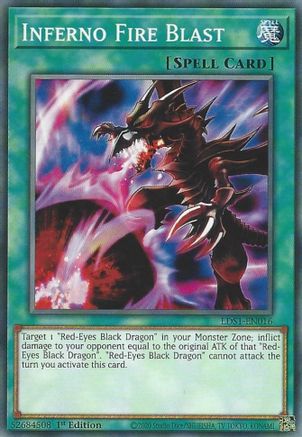 Inferno Fire Blast (LDS1-EN016) - Legendary Duelists: Season 1 1st Edition - Premium Yugioh Single from Konami - Just $0.25! Shop now at Game Crave Tournament Store