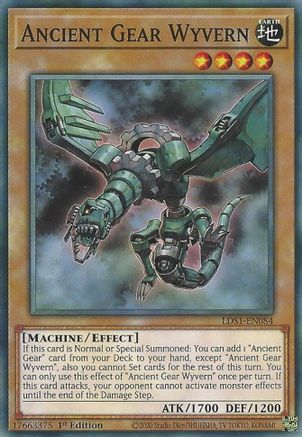 Ancient Gear Wyvern (LDS1-EN084) - Legendary Duelists: Season 1 1st Edition - Premium Yugioh Single from Konami - Just $4.82! Shop now at Game Crave Tournament Store