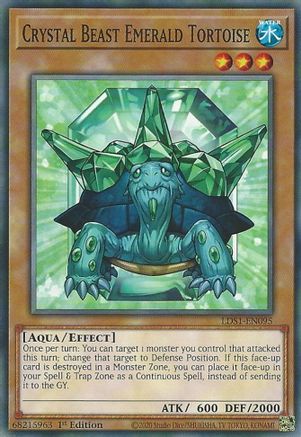 Crystal Beast Emerald Tortoise (LDS1-EN095) - Legendary Duelists: Season 1 1st Edition - Premium Yugioh Single from Konami - Just $0.08! Shop now at Game Crave Tournament Store