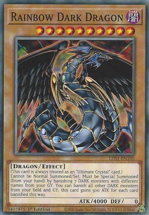 Rainbow Dark Dragon (LDS1-EN100) - Legendary Duelists: Season 1 1st Edition - Premium Yugioh Single from Konami - Just $0.25! Shop now at Game Crave Tournament Store