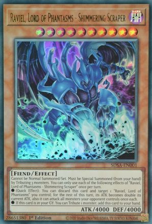 Raviel, Lord of Phantasms - Shimmering Scraper (SDSA-EN001) - Structure Deck: Sacred Beasts 1st Edition - Premium Yugioh Single from Konami - Just $0.25! Shop now at Game Crave Tournament Store