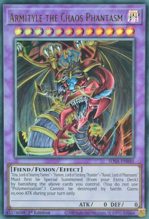SDSA-EN045 Armityle the Chaos Phantasm Ultra Rare 1st Edition Mint YuGiOh Card
