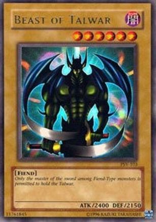 Beast of Talwar (PSV-103) - Pharaoh's Servant 1st Edition - Premium Yugioh Single from Konami - Just $4.97! Shop now at Game Crave Tournament Store