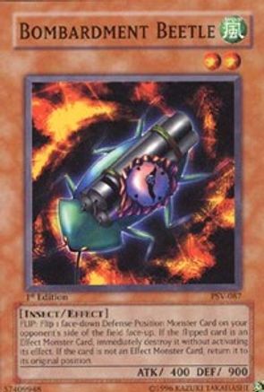 Bombardment Beetle (PSV-087) - Pharaoh's Servant Unlimited - Premium Yugioh Single from Konami - Just $0.25! Shop now at Game Crave Tournament Store