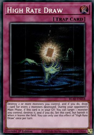 High Rate Draw (BLAR-EN018) - Battles of Legend: Armageddon 1st Edition - Premium Yugioh Single from Konami - Just $0.25! Shop now at Game Crave Tournament Store