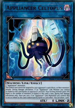 Appliancer Celtopus (BLAR-EN038) - Battles of Legend: Armageddon 1st Edition - Premium Yugioh Single from Konami - Just $0.25! Shop now at Game Crave Tournament Store