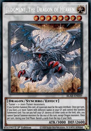 Judgment, the Dragon of Heaven (BLAR-EN049) - Battles of Legend: Armageddon 1st Edition - Premium Yugioh Single from Konami - Just $1.04! Shop now at Game Crave Tournament Store