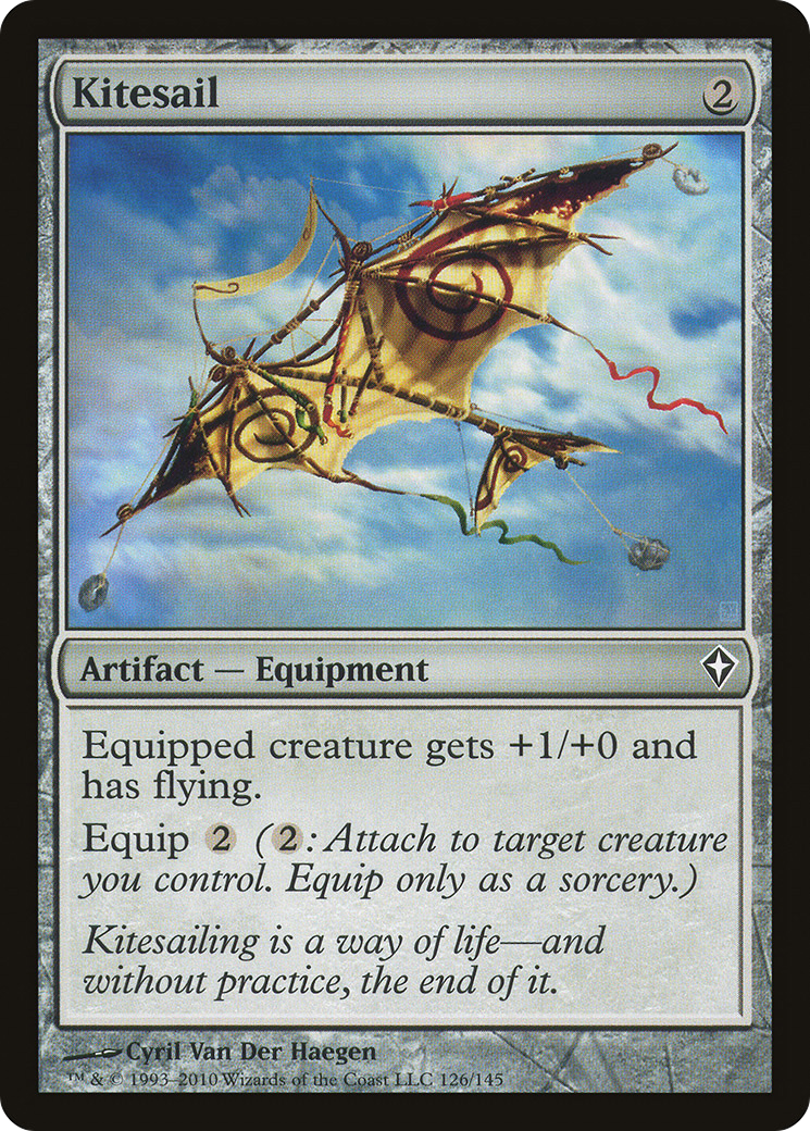 Kitesail (WWK-126) - Worldwake Foil - Premium MTG Single from Wizards of the Coast - Just $0.08! Shop now at Game Crave Tournament Store