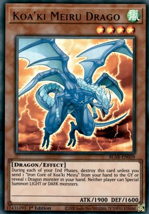 Koa'ki Meiru Drago (BLAR-EN059) - Battles of Legend: Armageddon 1st Edition - Premium Yugioh Single from Konami - Just $1.59! Shop now at Game Crave Tournament Store