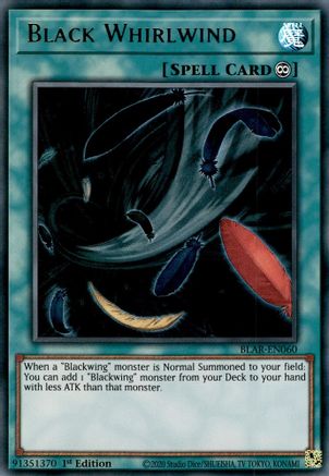 Black Whirlwind (BLAR-EN060) - Battles of Legend: Armageddon 1st Edition - Premium Yugioh Single from Konami - Just $0.45! Shop now at Game Crave Tournament Store