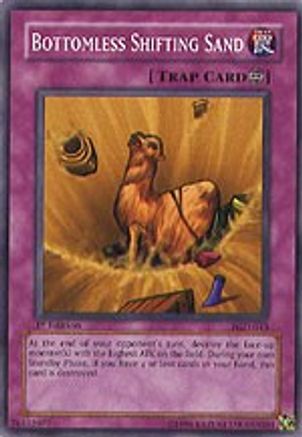Bottomless Shifting Sand (PGD-043) - Pharaonic Guardian 1st Edition - Premium Yugioh Single from Konami - Just $0.25! Shop now at Game Crave Tournament Store