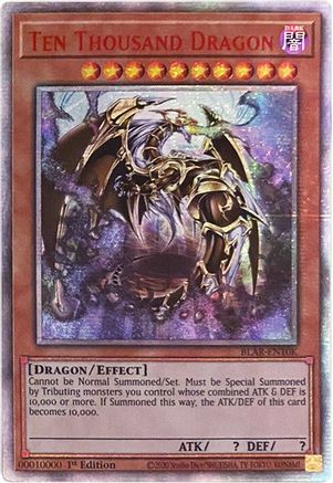 Ten Thousand Dragon (BLAR-EN10K) - Battles of Legend: Armageddon 1st Edition - Premium Yugioh Single from Konami - Just $510.35! Shop now at Game Crave Tournament Store