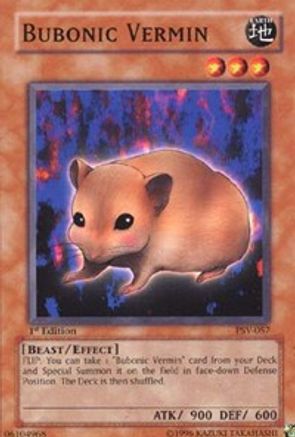 Bubonic Vermin (PSV-057) - Pharaoh's Servant Unlimited - Premium Yugioh Single from Konami - Just $0.25! Shop now at Game Crave Tournament Store