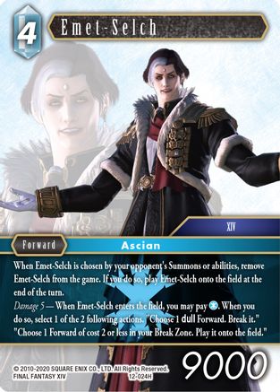 Emet-Selch (OPUS XII) Foil - Premium Final Fantasy Single from Opus XII - Just $0.47! Shop now at Game Crave Tournament Store