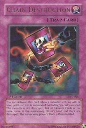 Chain Destruction (PSV-006) - Pharaoh's Servant Unlimited - Premium Yugioh Single from Konami - Just $1.08! Shop now at Game Crave Tournament Store