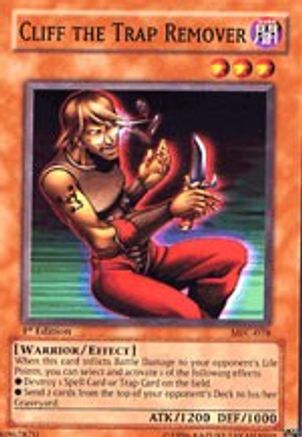 Cliff the Trap Remover (MFC-078) - Magician's Force 1st Edition - Premium Yugioh Single from Konami - Just $2.67! Shop now at Game Crave Tournament Store
