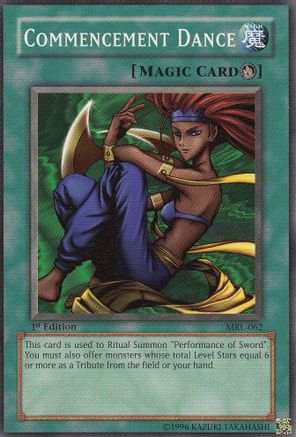 Commencement Dance (MRL-062) - Magic Ruler 1st Edition - Premium Yugioh Single from Konami - Just $0.18! Shop now at Game Crave Tournament Store