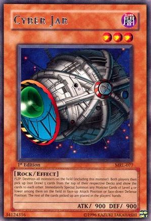 Cyber Jar (MRL-077) - Magic Ruler 1st Edition - Premium Yugioh Single from Konami - Just $3.14! Shop now at Game Crave Tournament Store