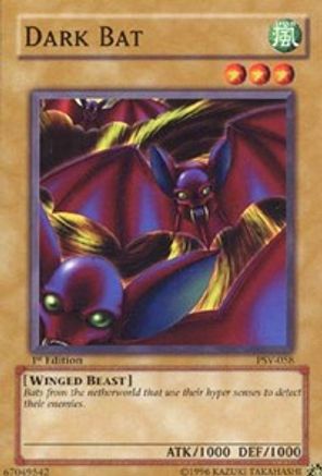 Dark Bat (PSV-058) - Pharaoh's Servant Unlimited - Premium Yugioh Single from Konami - Just $0.25! Shop now at Game Crave Tournament Store