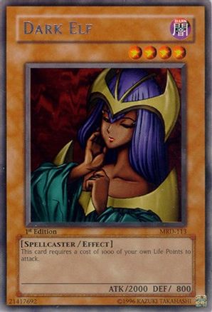 Dark Elf (MRD-113) - Metal Raiders Unlimited - Premium Yugioh Single from Konami - Just $0.87! Shop now at Game Crave Tournament Store