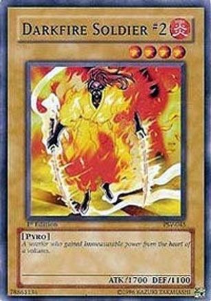 Darkfire Soldier #2 (PSV-045) - Pharaoh's Servant Unlimited - Premium Yugioh Single from Konami - Just $0.25! Shop now at Game Crave Tournament Store