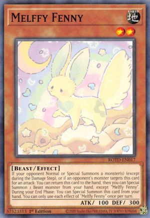 Melffy Fenny (ROTD-EN017) - Rise of the Duelist 1st Edition - Premium Yugioh Single from Konami - Just $0.25! Shop now at Game Crave Tournament Store