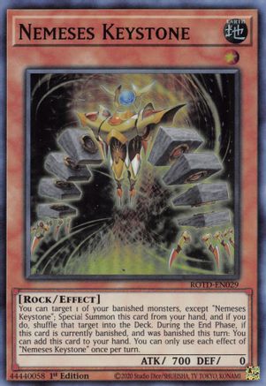 Nemeses Keystone (ROTD-EN029) - Rise of the Duelist 1st Edition - Premium Yugioh Single from Konami - Just $0.41! Shop now at Game Crave Tournament Store