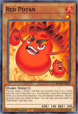 Red Potan (ROTD-EN034) - Rise of the Duelist 1st Edition - Premium Yugioh Single from Konami - Just $0.25! Shop now at Game Crave Tournament Store