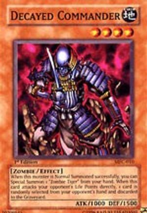 Decayed Commander (MFC-010) - Magician's Force 1st Edition - Premium Yugioh Single from Konami - Just $0.26! Shop now at Game Crave Tournament Store