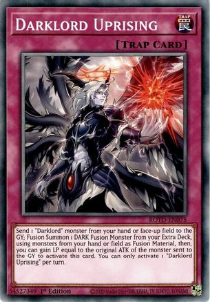 Darklord Uprising (ROTD-EN075) - Rise of the Duelist 1st Edition - Premium Yugioh Single from Konami - Just $0.25! Shop now at Game Crave Tournament Store