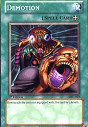 Demotion (MFC-029) - Magician's Force Unlimited - Premium Yugioh Single from Konami - Just $0.26! Shop now at Game Crave Tournament Store