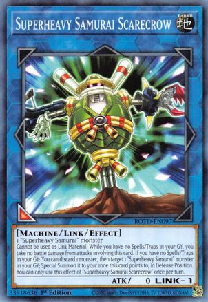 Superheavy Samurai Scarecrow (ROTD-EN097) - Rise of the Duelist 1st Edition - Premium Yugioh Single from Konami - Just $0.25! Shop now at Game Crave Tournament Store