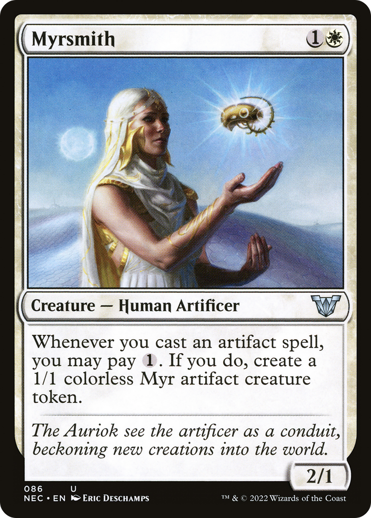 Myrsmith (NEC-086) - Neon Dynasty Commander - Premium MTG Single from Wizards of the Coast - Just $0.08! Shop now at Game Crave Tournament Store