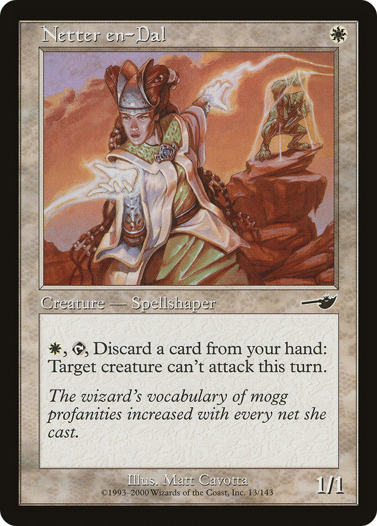Netter en-Dal (NEM-013) - Nemesis - Premium MTG Single from Wizards of the Coast - Just $0.08! Shop now at Game Crave Tournament Store