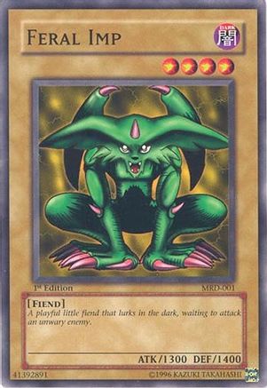 Feral Imp (MRD-001) - Metal Raiders Unlimited - Premium Yugioh Single from Konami - Just $0.08! Shop now at Game Crave Tournament Store