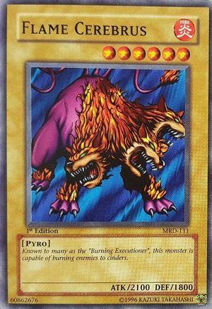 Flame Cerebrus (MRD-111) - Metal Raiders Unlimited - Premium Yugioh Single from Konami - Just $0.25! Shop now at Game Crave Tournament Store