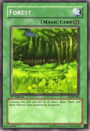 Forest (LOB-046) - The Legend of Blue Eyes White Dragon Unlimited - Premium Yugioh Single from Konami - Just $0.25! Shop now at Game Crave Tournament Store