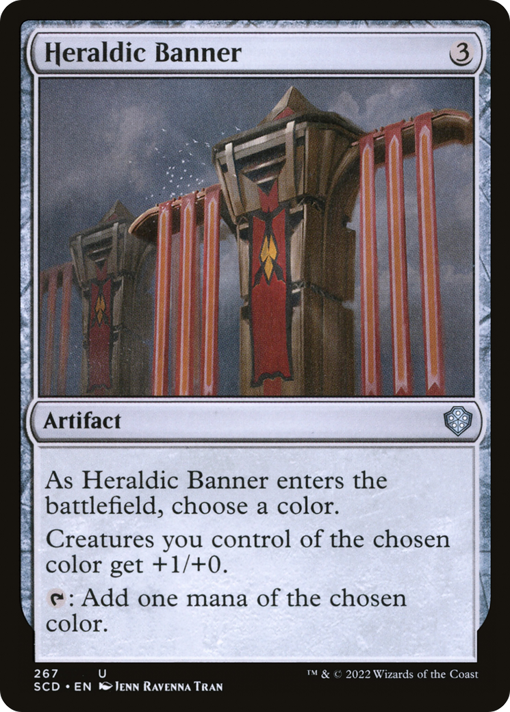 Heraldic Banner (SCD-267) - Starter Commander Decks - Premium MTG Single from Wizards of the Coast - Just $0.62! Shop now at Game Crave Tournament Store