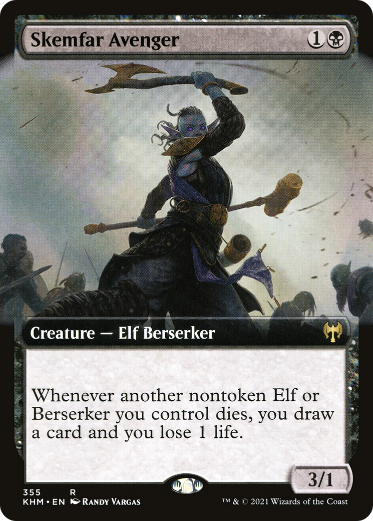 Skemfar Avenger (KHM-355) - Kaldheim: (Extended Art) Foil - Premium MTG Single from Wizards of the Coast - Just $0.11! Shop now at Game Crave Tournament Store