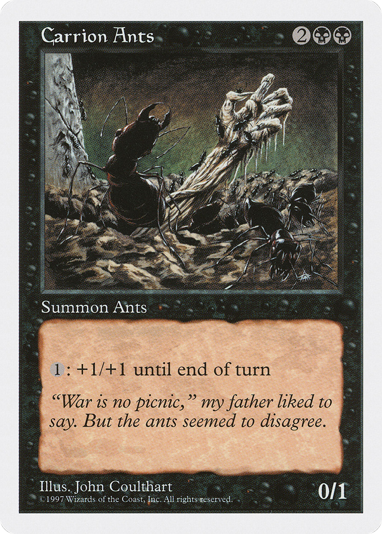 Carrion Ants (5ED-150) - Fifth Edition - Premium MTG Single from Wizards of the Coast - Just $0.08! Shop now at Game Crave Tournament Store