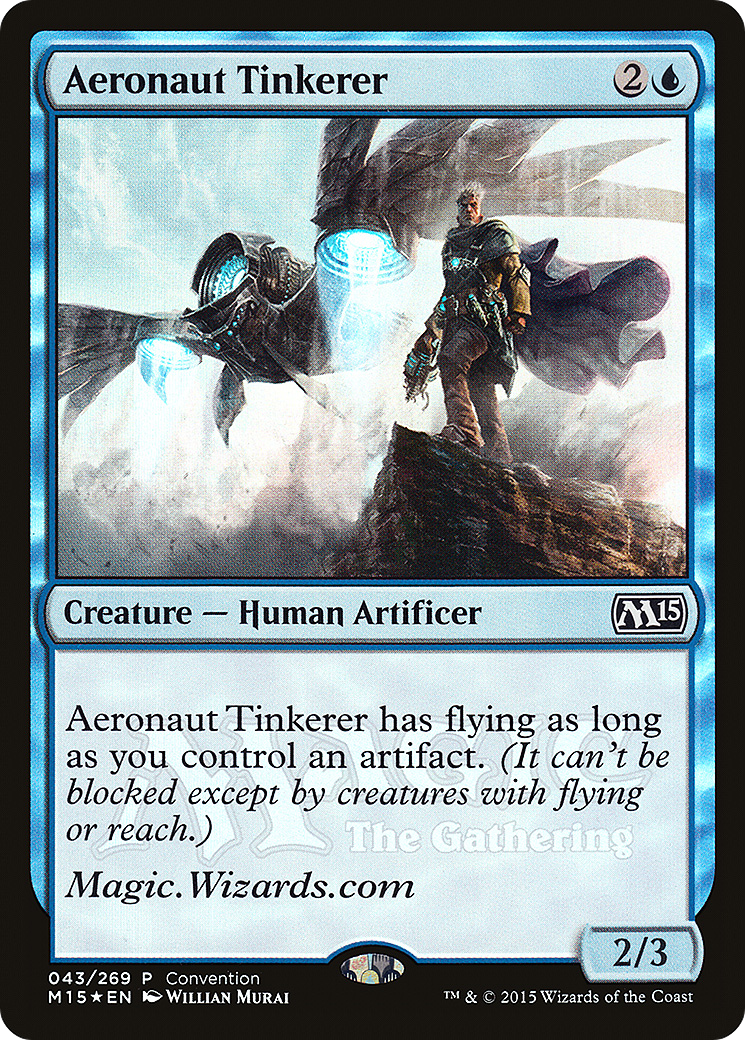 Aeronaut Tinkerer (PURL-008) - URL/Convention Promos Foil - Premium MTG Single from Wizards of the Coast - Just $0.15! Shop now at Game Crave Tournament Store
