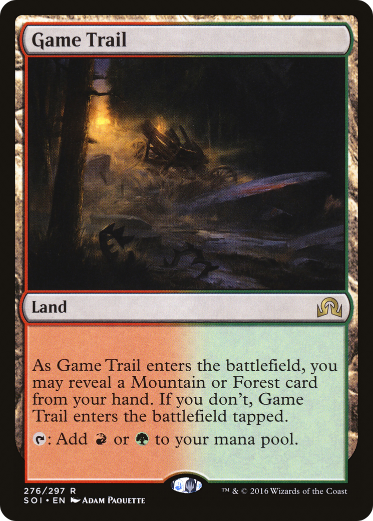Game Trail (SOI-276) - Shadows over Innistrad - Premium MTG Single from Wizards of the Coast - Just $0.09! Shop now at Game Crave Tournament Store